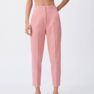 ZARA Dusty Rose High Waist Trousers
